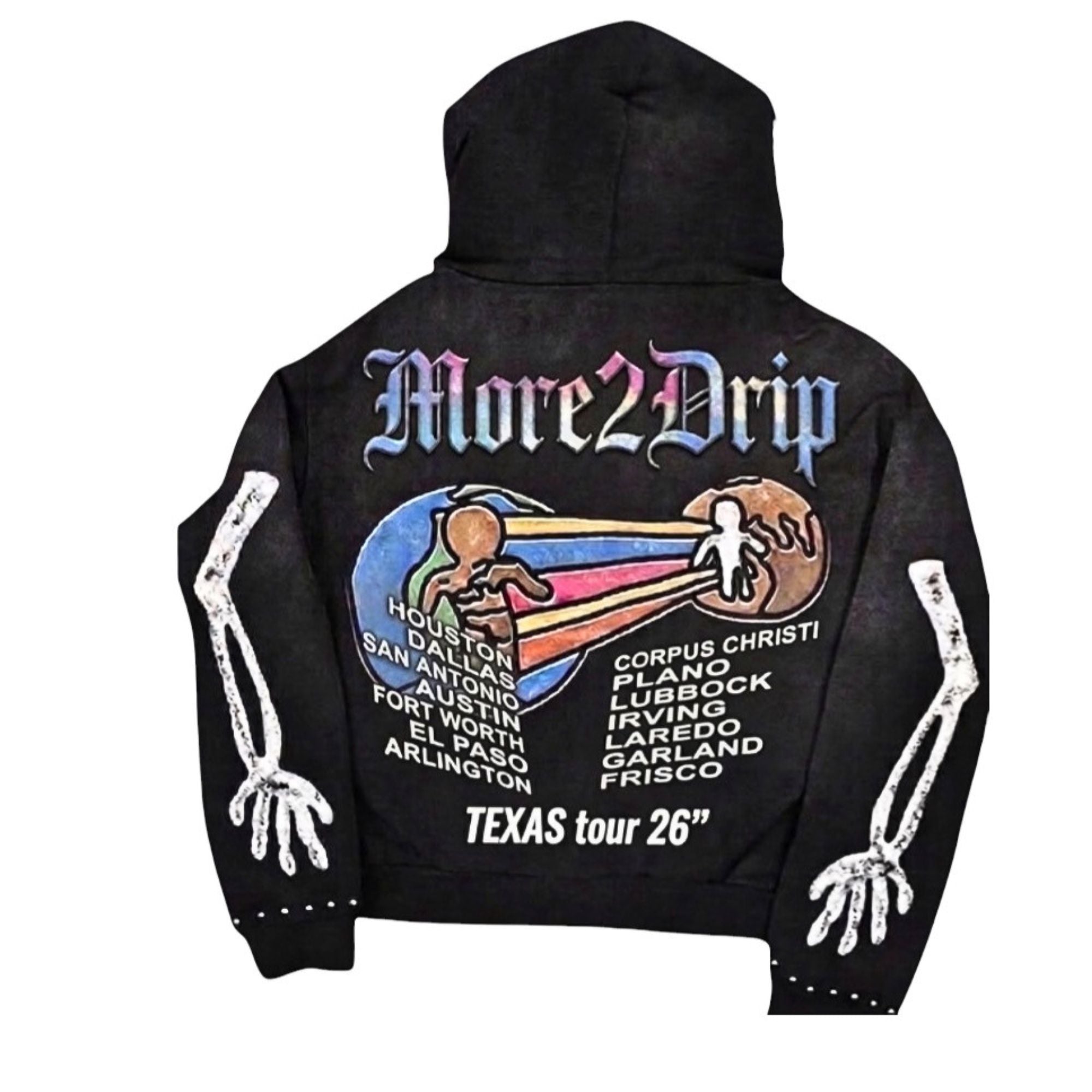 More2Drip "Drippers Only" Skeleton Hoodie