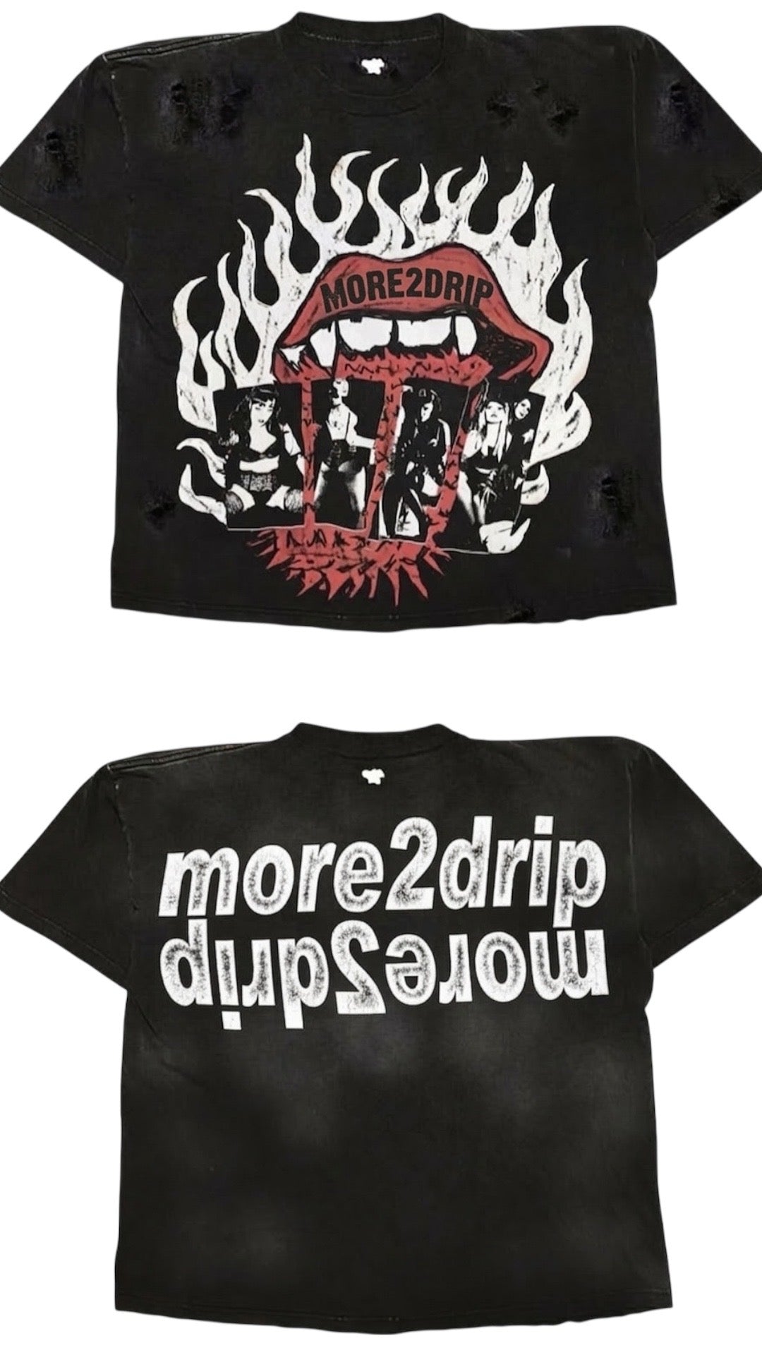 More2Drip Flame Graphic Tee