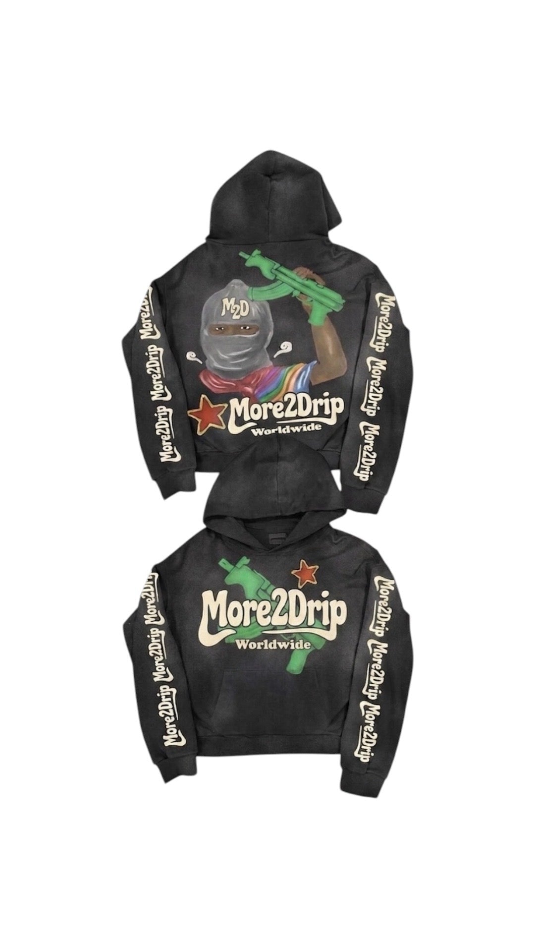 More2Drip Worldwide Graphic Hoodie