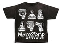 More2Drip Worldwide Graphic Tee-Black Edition