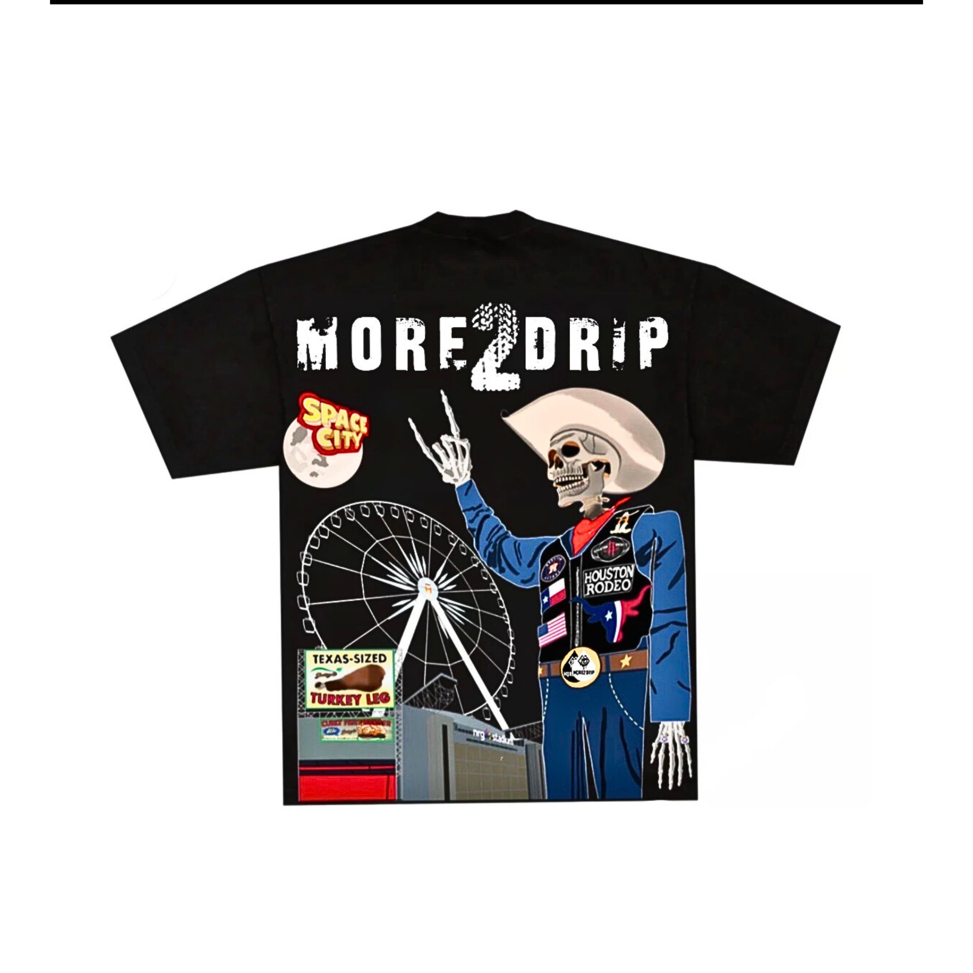 More2Drip Space City Rodeo Graphic Tee