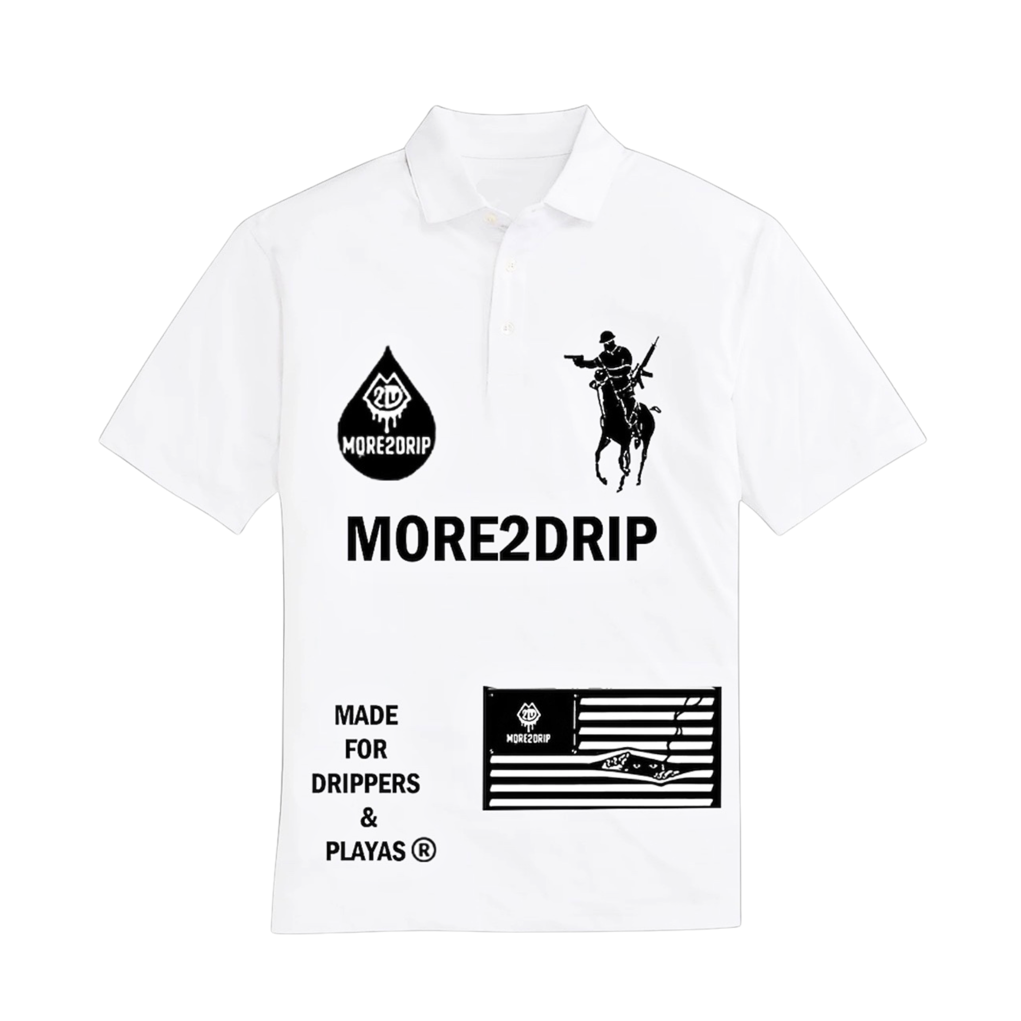 More2Drip Signature Logo Polo