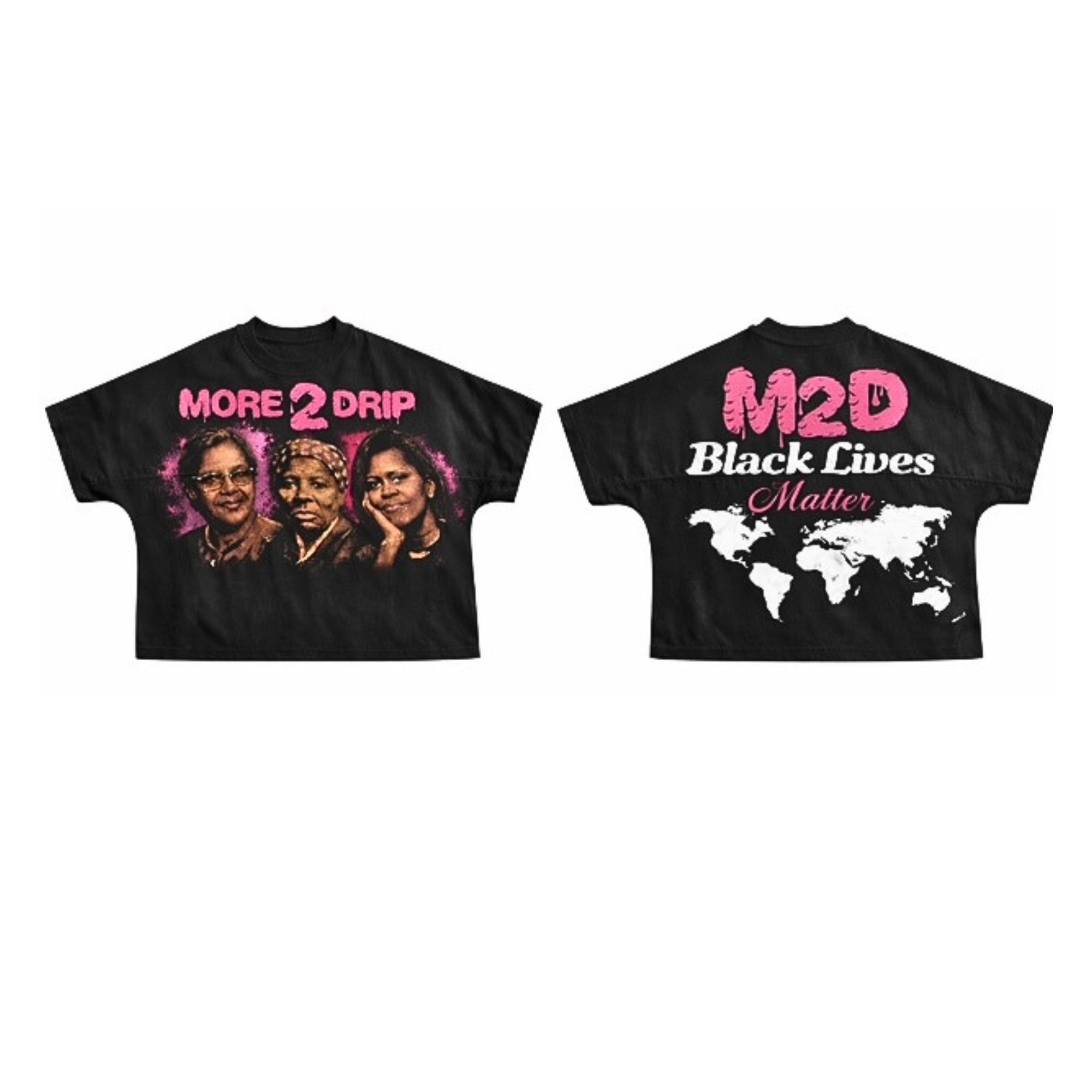 More2Drip Pink "Black Lives Matter" Legacy Tee
