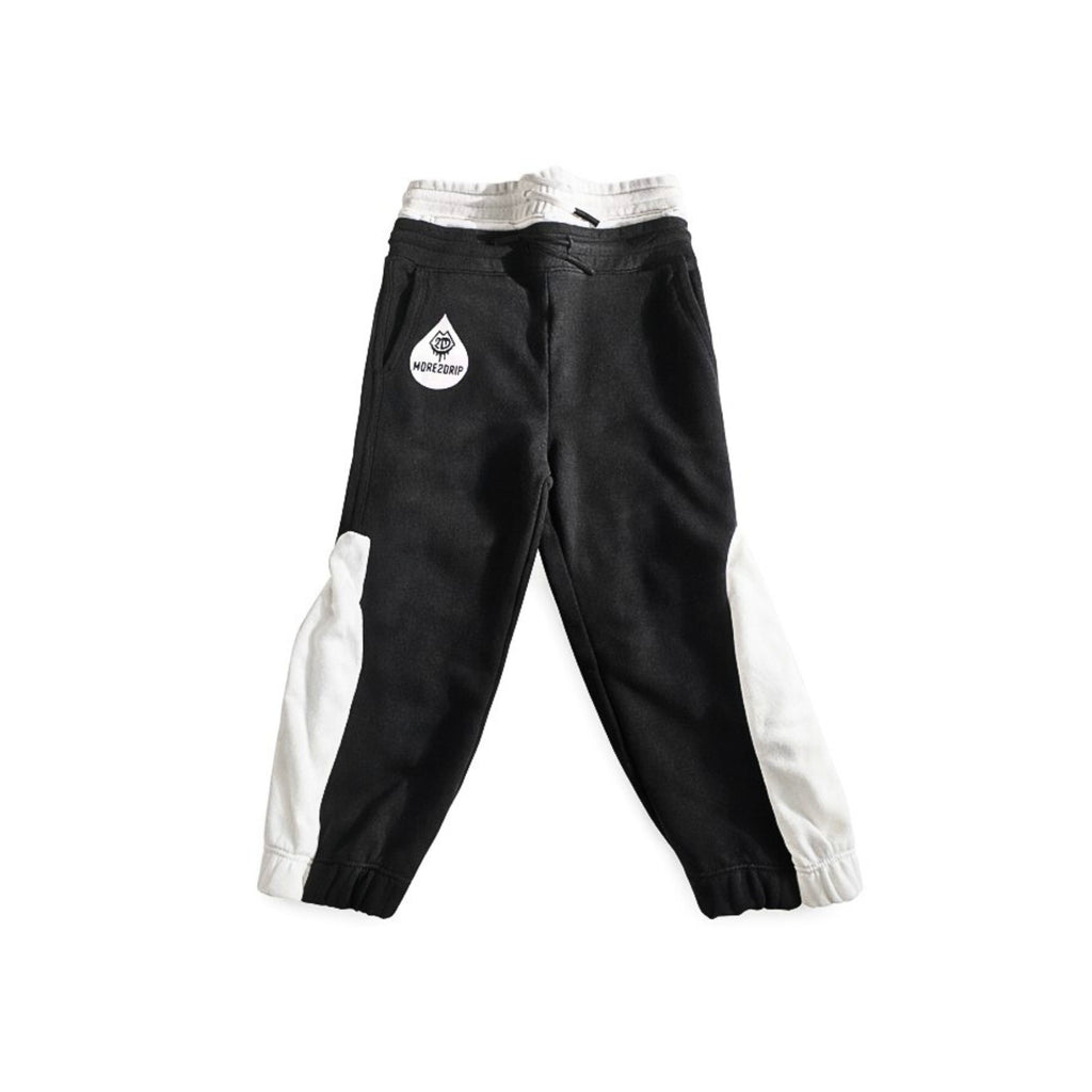 More2Drip Kids Two-Tone Split Hoodie & Jogger Set