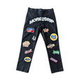 More2Drip Logo Print Pants