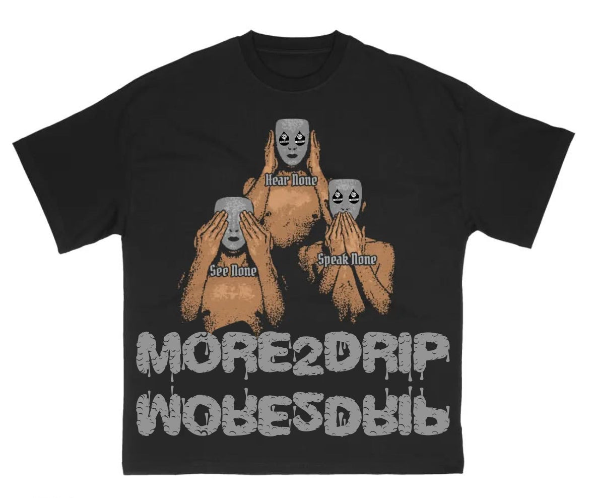 More2Drip Masked Trio Graphic Tee